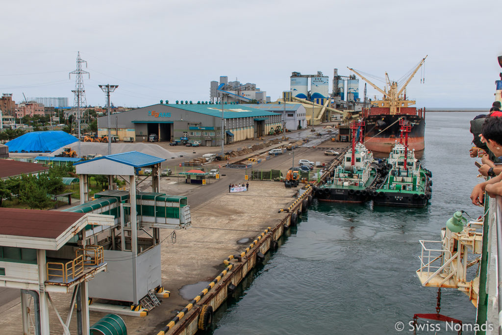 Hafen in Donghae Südkorea