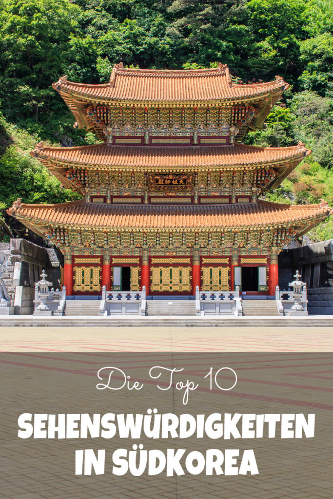 Die Top 10 schönsten Sehenswürdigkeiten in Südkorea