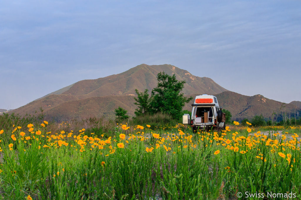 Free Camping in der Natur von Südkorea