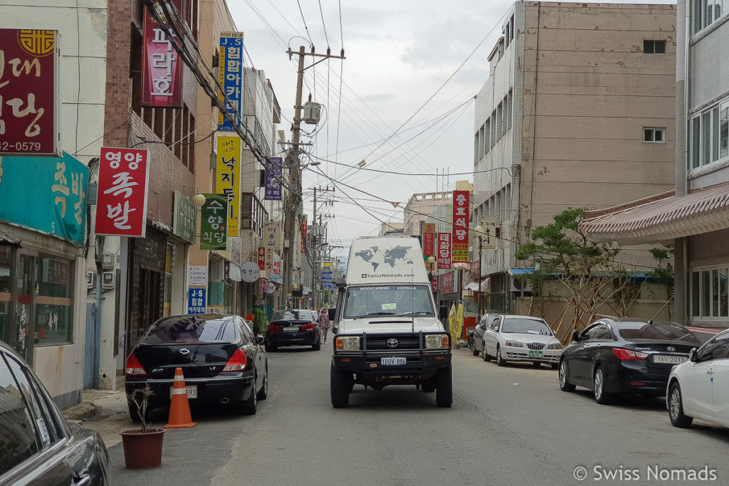 Der Strassenverkehr in Südkorea mit dem eigenen Fahrzeug