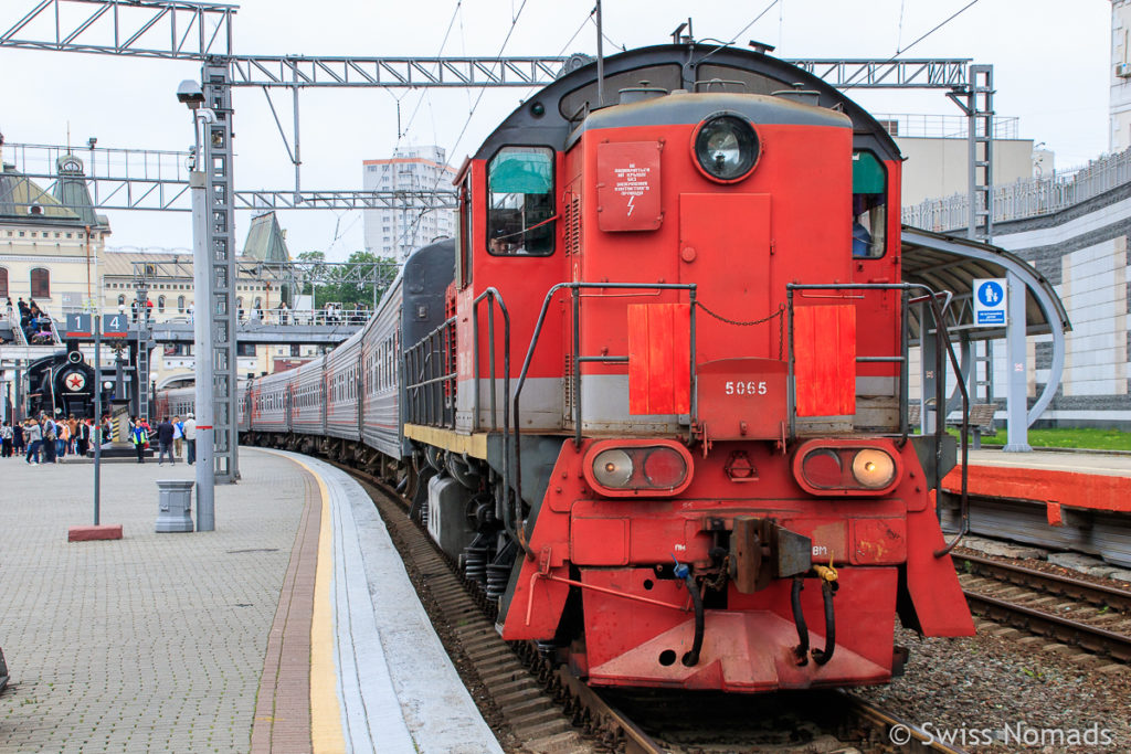 Transsibirische Eisenbahn in Wladiwostok