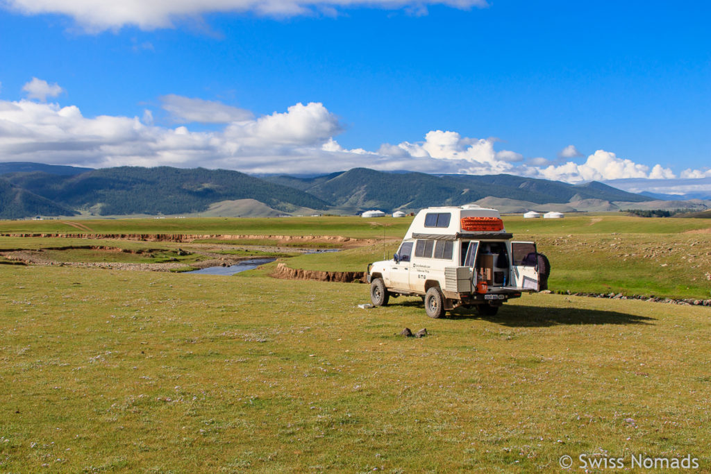 Campen in der Mongolei