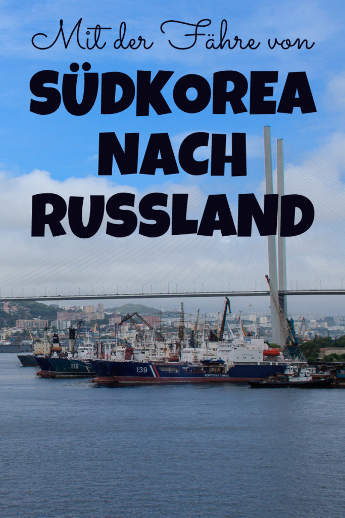 Fähre Südkorea nach Russland