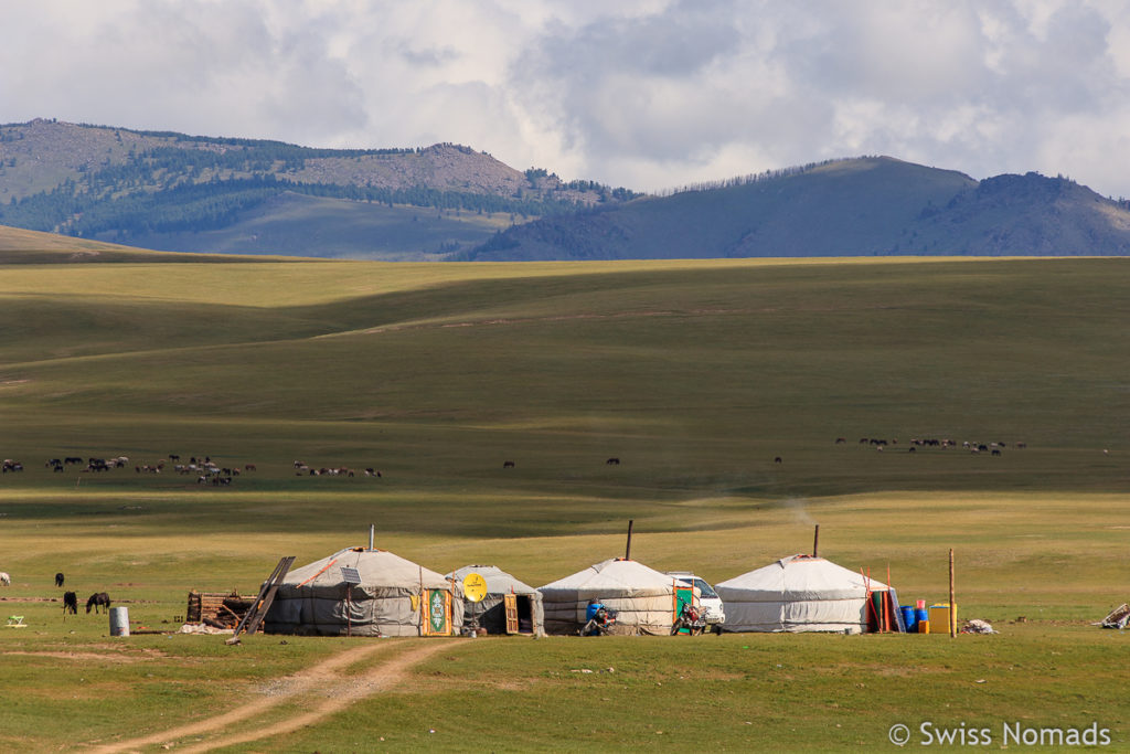 Jurten Camp in der Mongolei