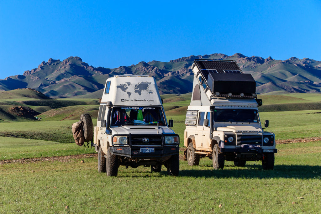 Campen an den schönsten Orten der Mongolei