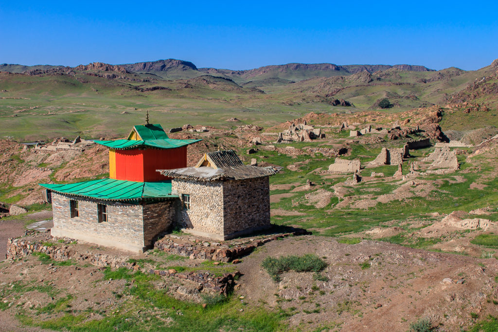 Das Ongi Kloster ist eine abgelegene Sehenswürdigkeit in der Mongolei