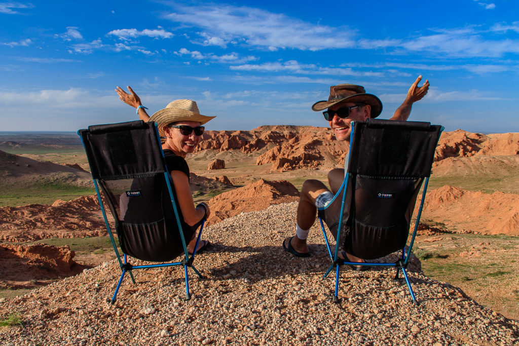 Die Red Cliffs sind einer der schönsten Orte in der Mongolei