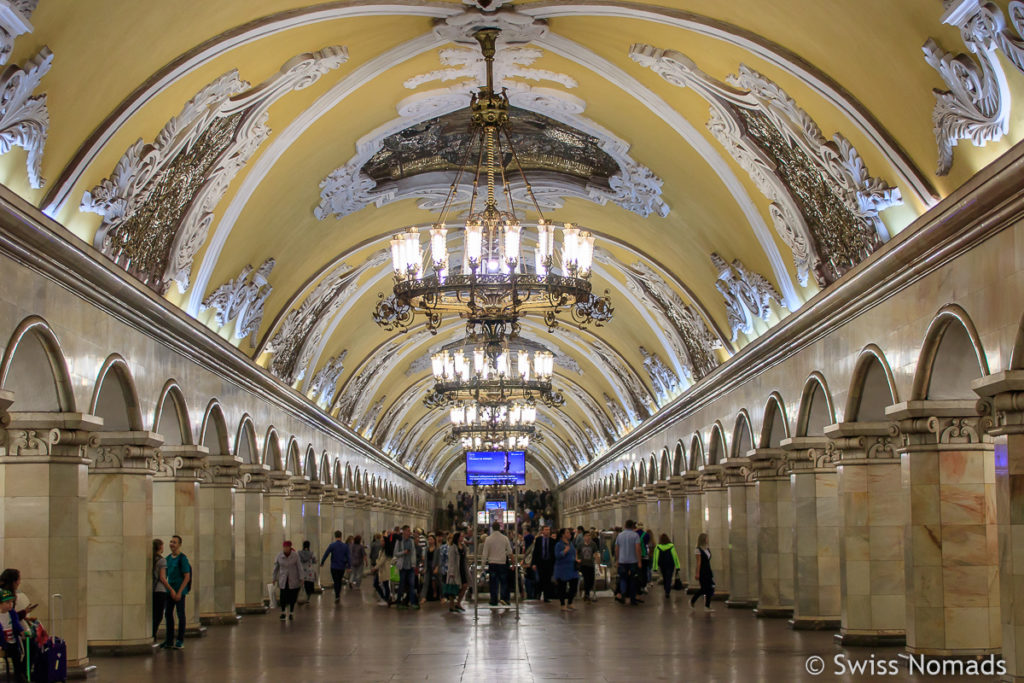 Metro Moskau Komsomolskaya Station