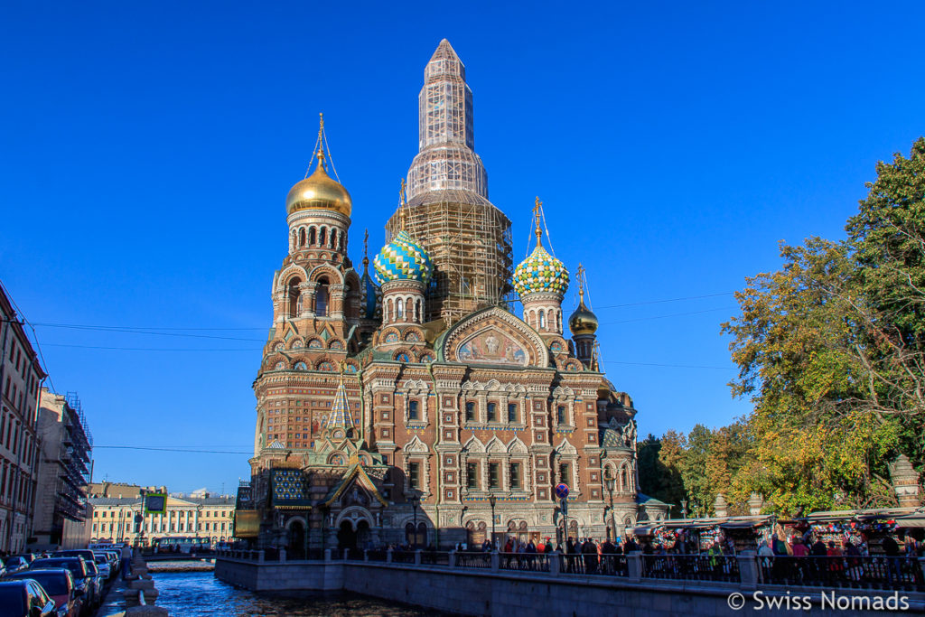 Die Auferstehungskirche in Sankt Petersburg, Russland