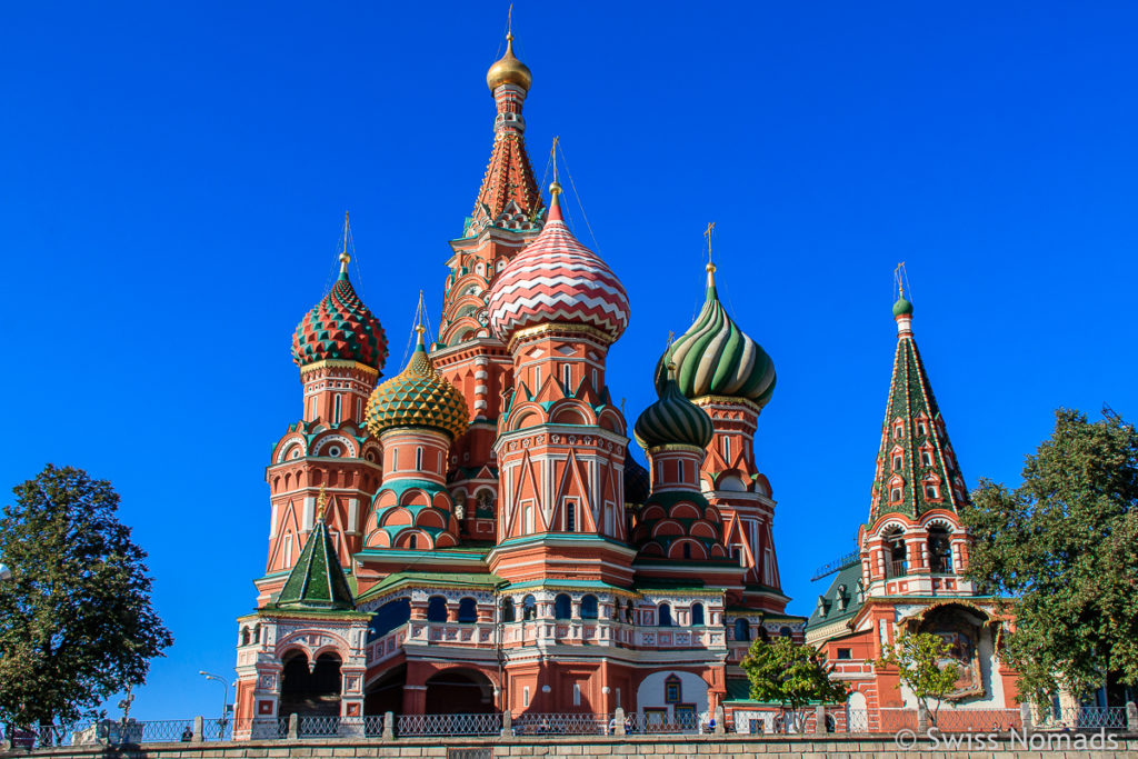 Basilius Kathedrale in Moskau am Roten Platz von Russland