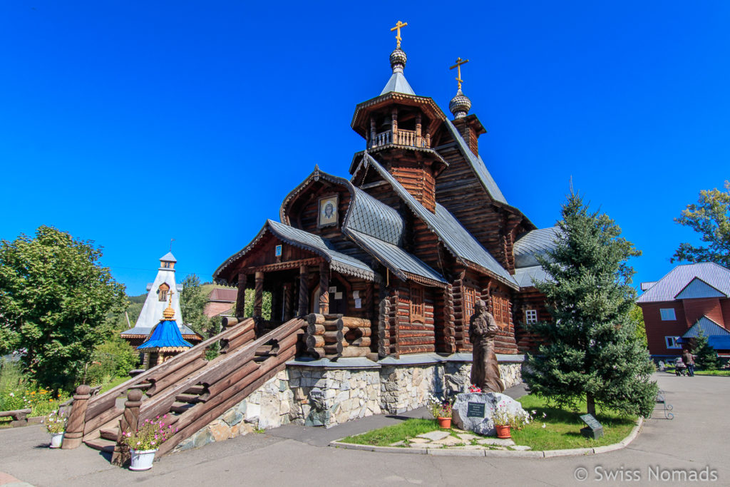 Die St Macarius Kirche in Gorno Altaisk, Russland