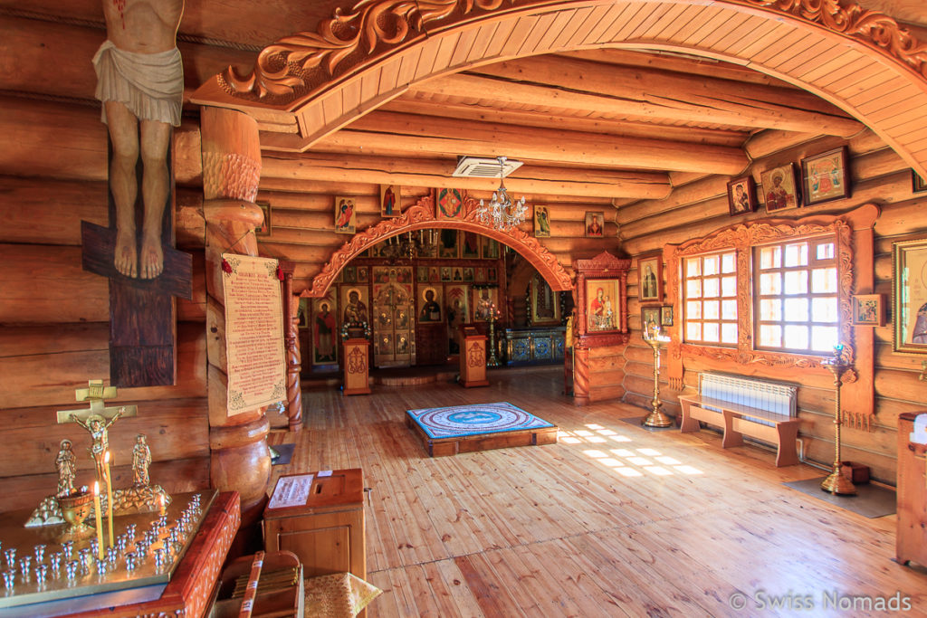 In der St Macarius Kirche in Gorno Altaisk auf dem Weg quer durch Russland