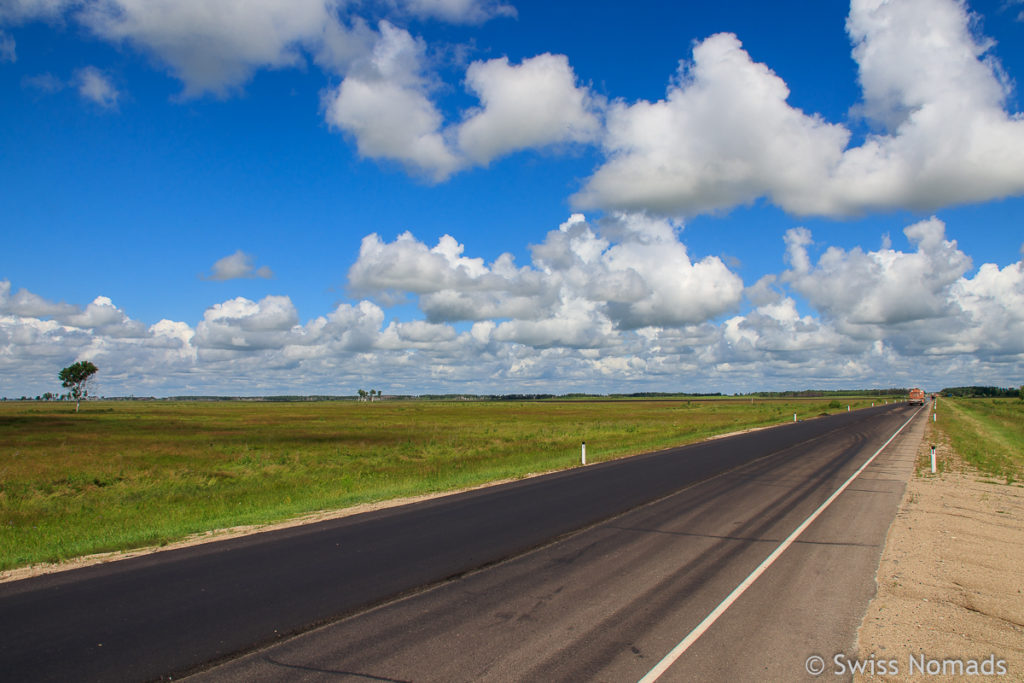 Landschaft auf dem Russland Roadtrip von Wladiwostok zum Baikalsee