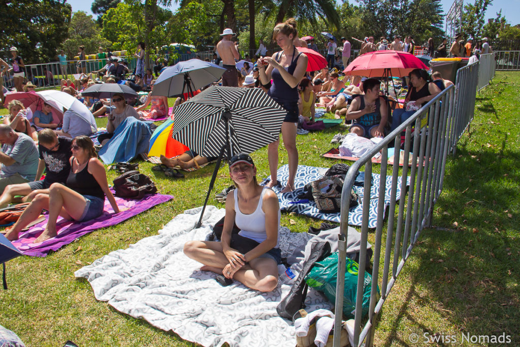 Silvester in Sydney im Botanischen Garten