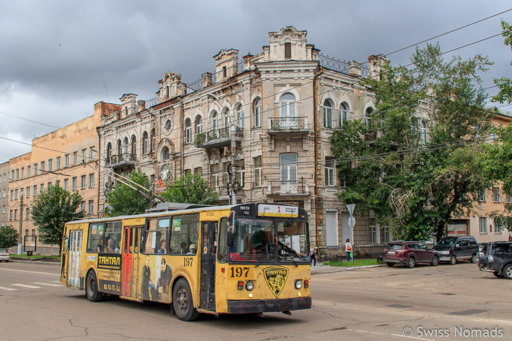 Die Stadt Tschita in Sibirien, Russland