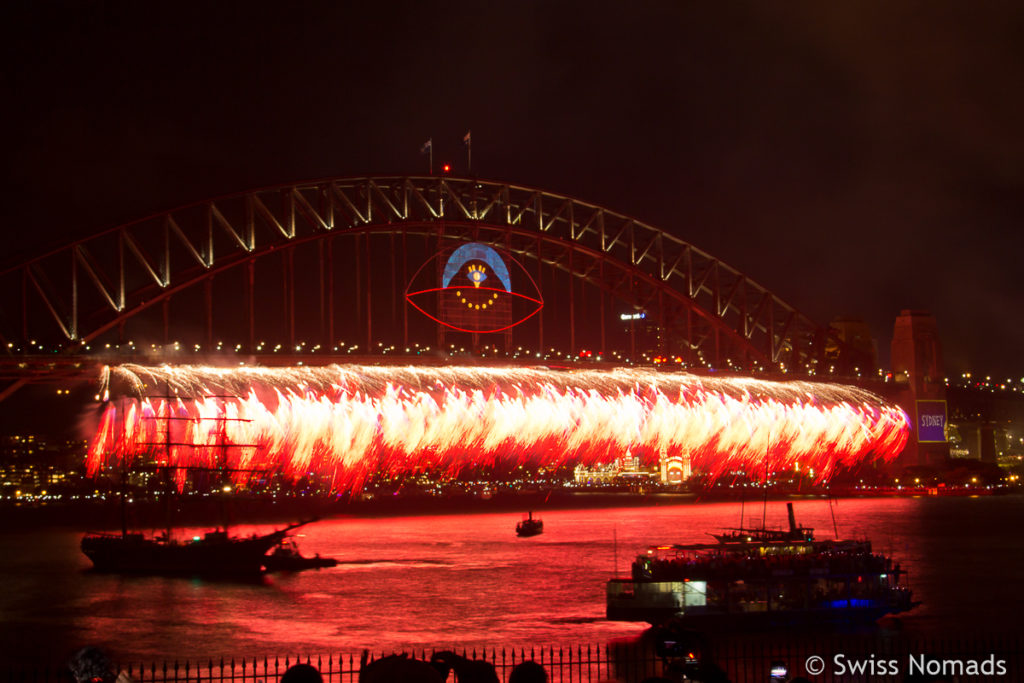 Feuerwerk Silvester in Sydney