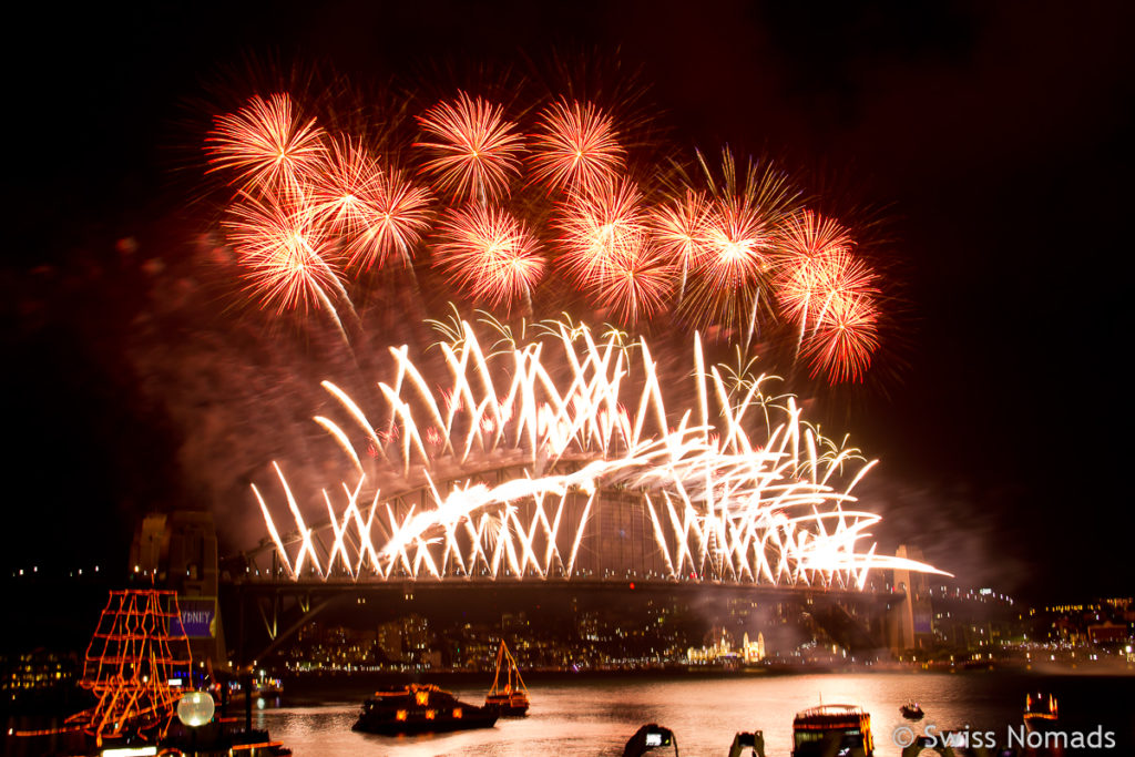 Feuerwerk Silvester in Sydney