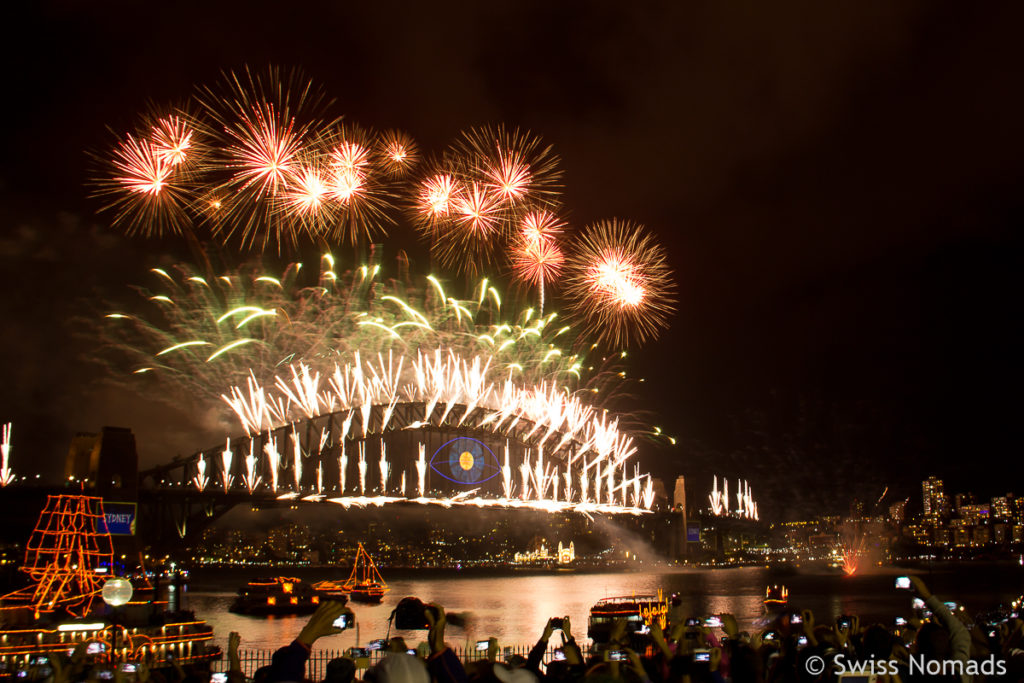 Feuerwerk Silvester in Sydney