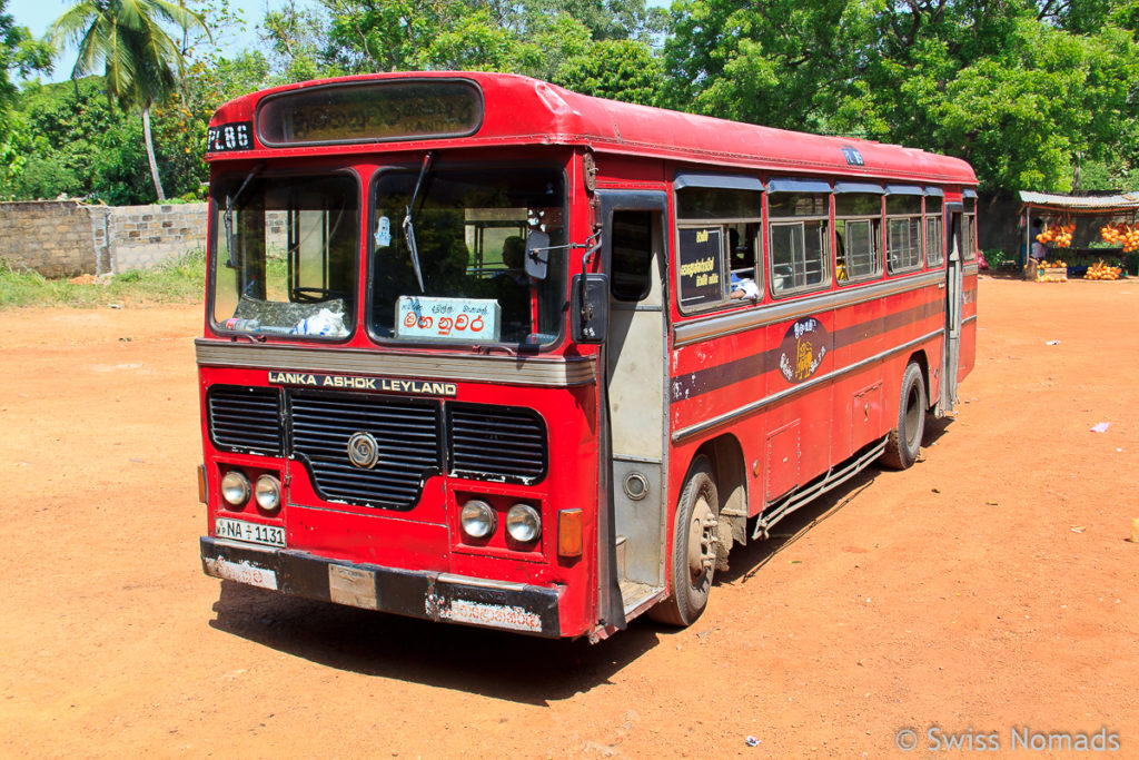 Sri Lanka Reisetipps Bus