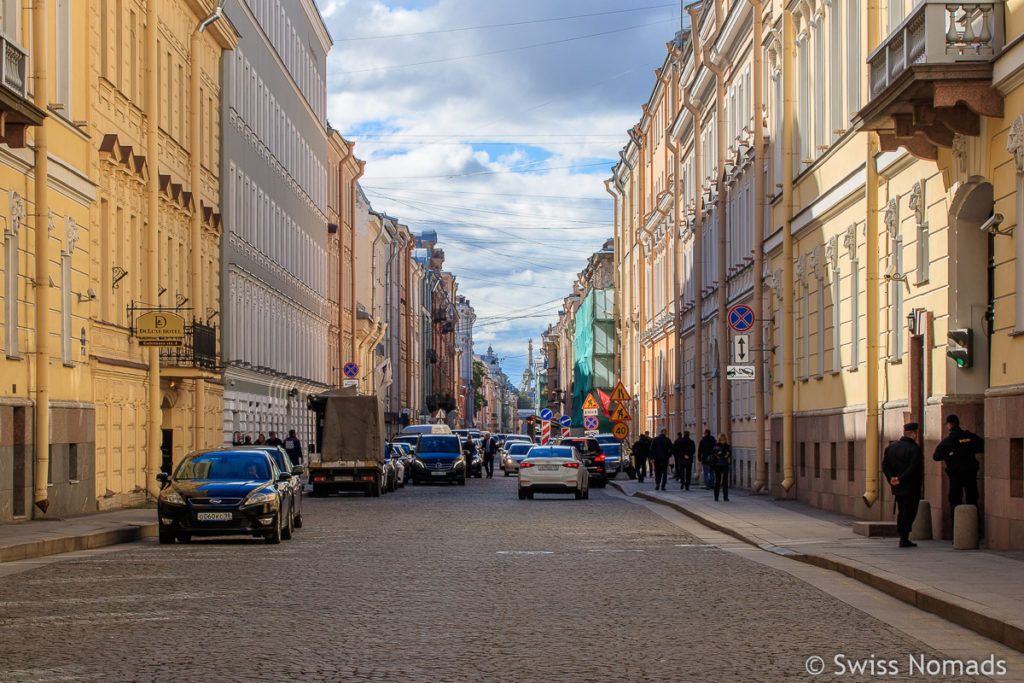 Strasse in Sankt Petersburg