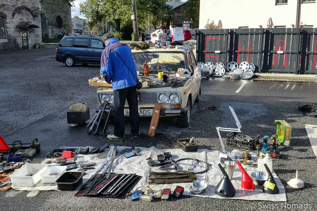 Flohmarkt im Telliskivi in Tallinn