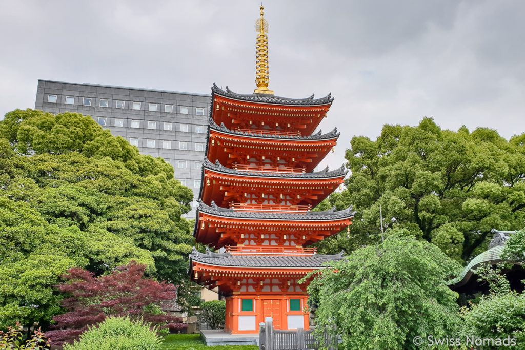 Tempel in Fukuoka in Japan