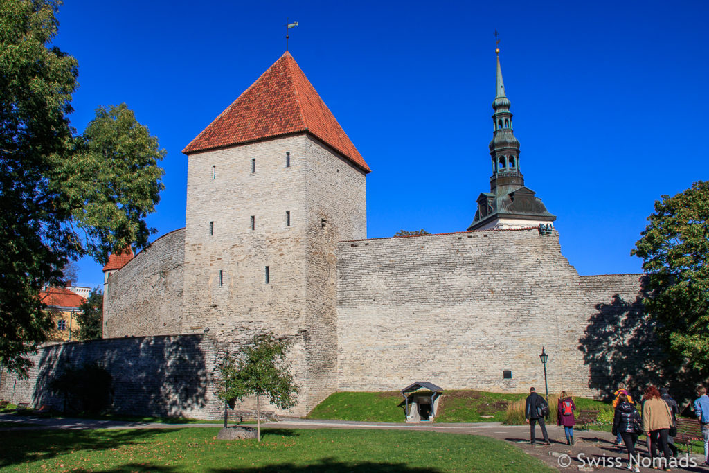 Stadtmauer Sehenswürdigkeiten in Tallinn