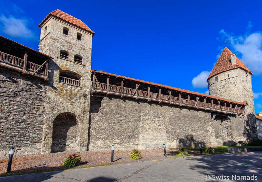 Stadtmauer in Tallinn Sehenswürdigkeiten