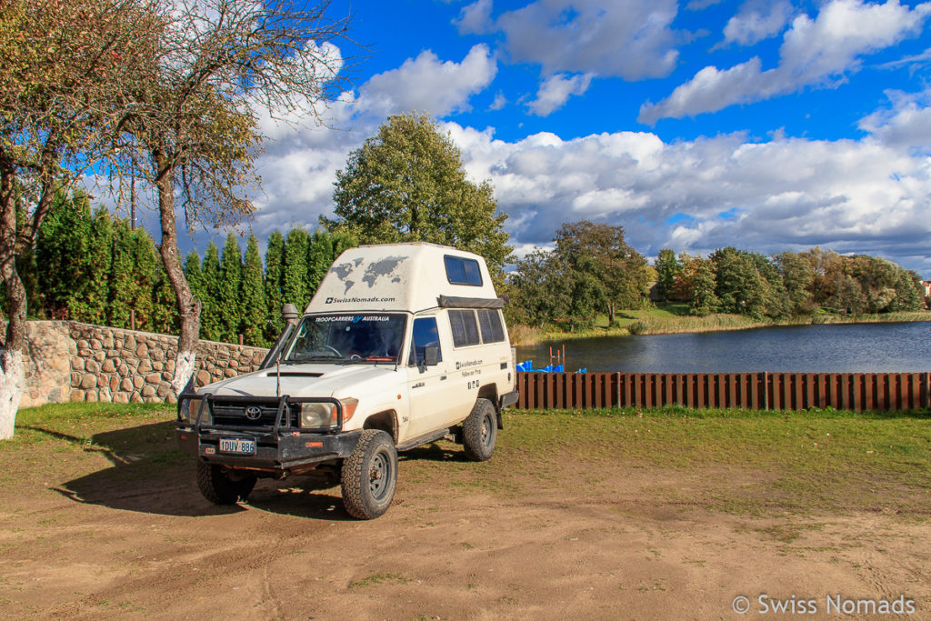 Camping in Trakai in Litauen