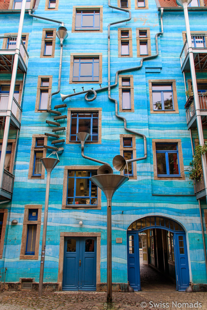 Fassade in der Kunsthofpassage in Dresden