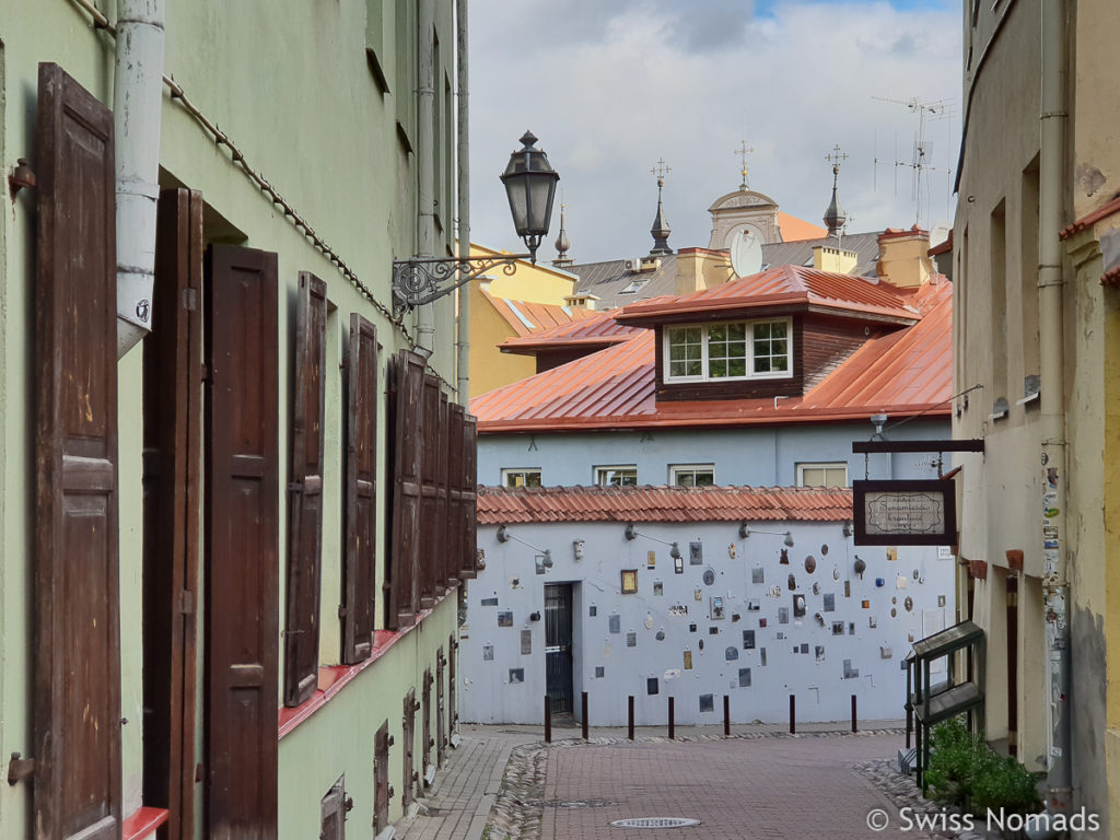 Sehenswürdigkeiten in Vilnius Literatu Street