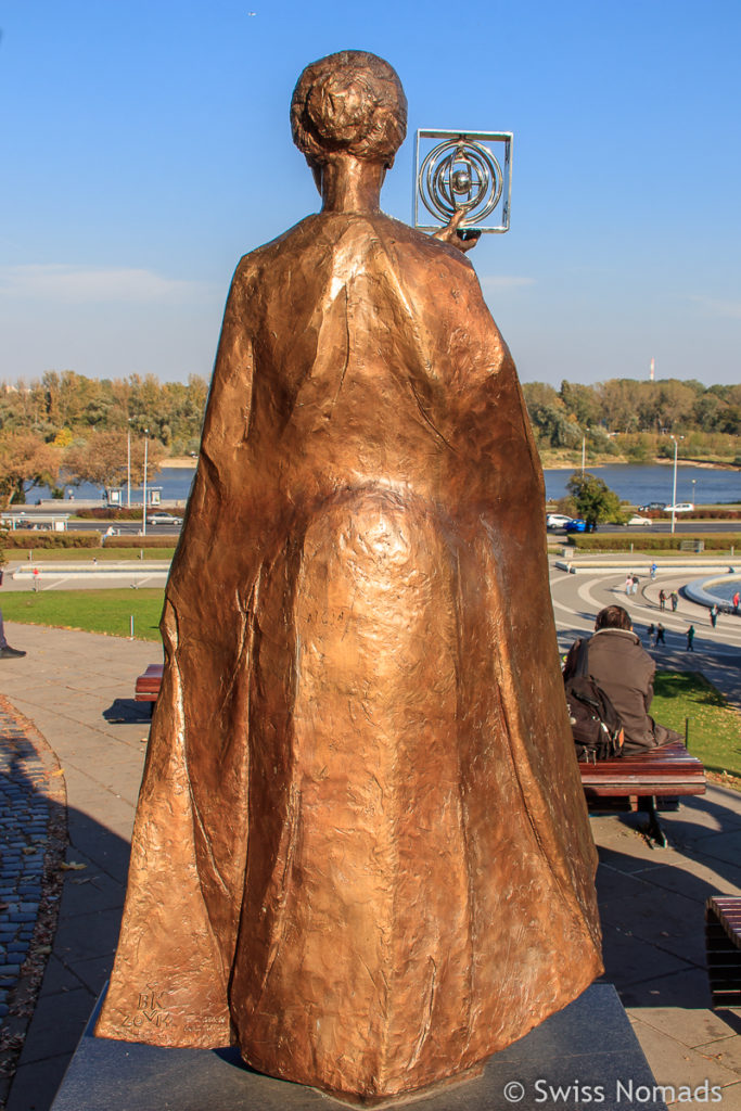Maria Curie Denkmal in Warschau