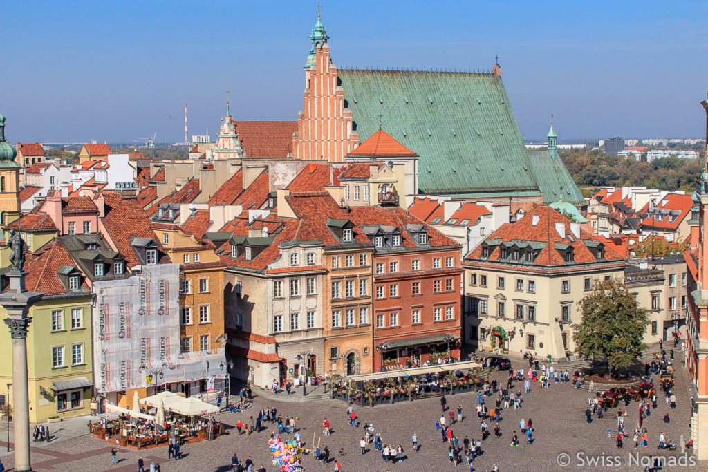 Schlossplatz in Warschau