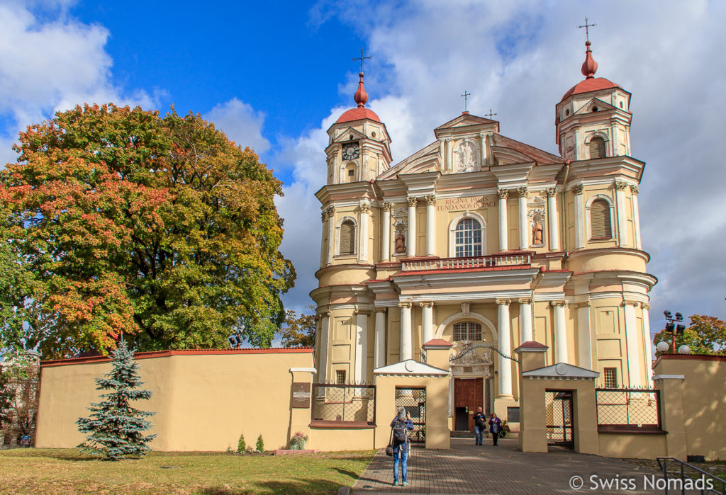 Sehenswürdigkeiten in Vilnius Peter und Paul Kirche