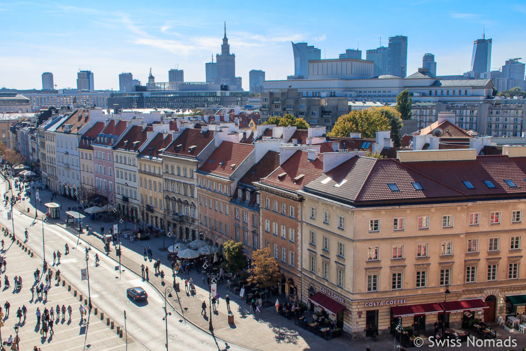 Krakowskie Przedmiescie Strasse in Warschau