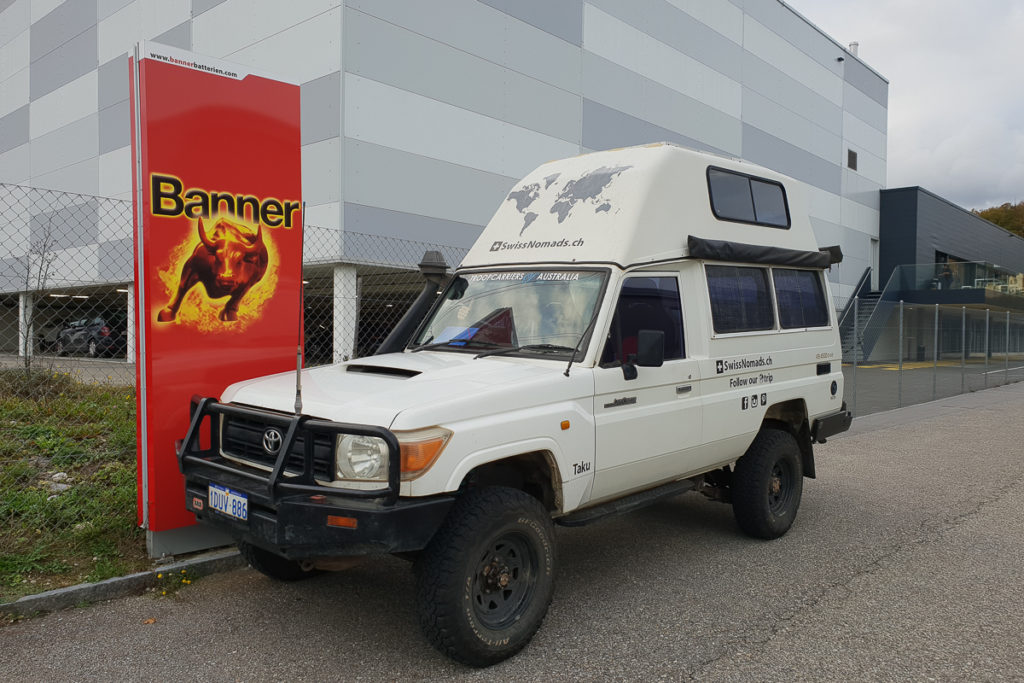 Neue Banner Batterien für unseren Offroad Camper