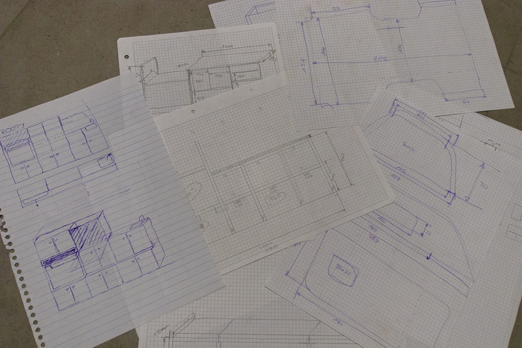 Anleitung Camper Umbau - Die Planung mit Skizzen