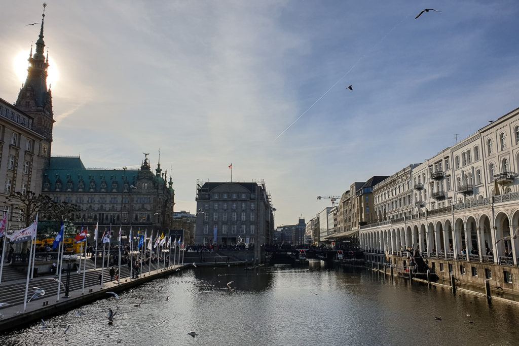 Im Zentrum von Hamburg