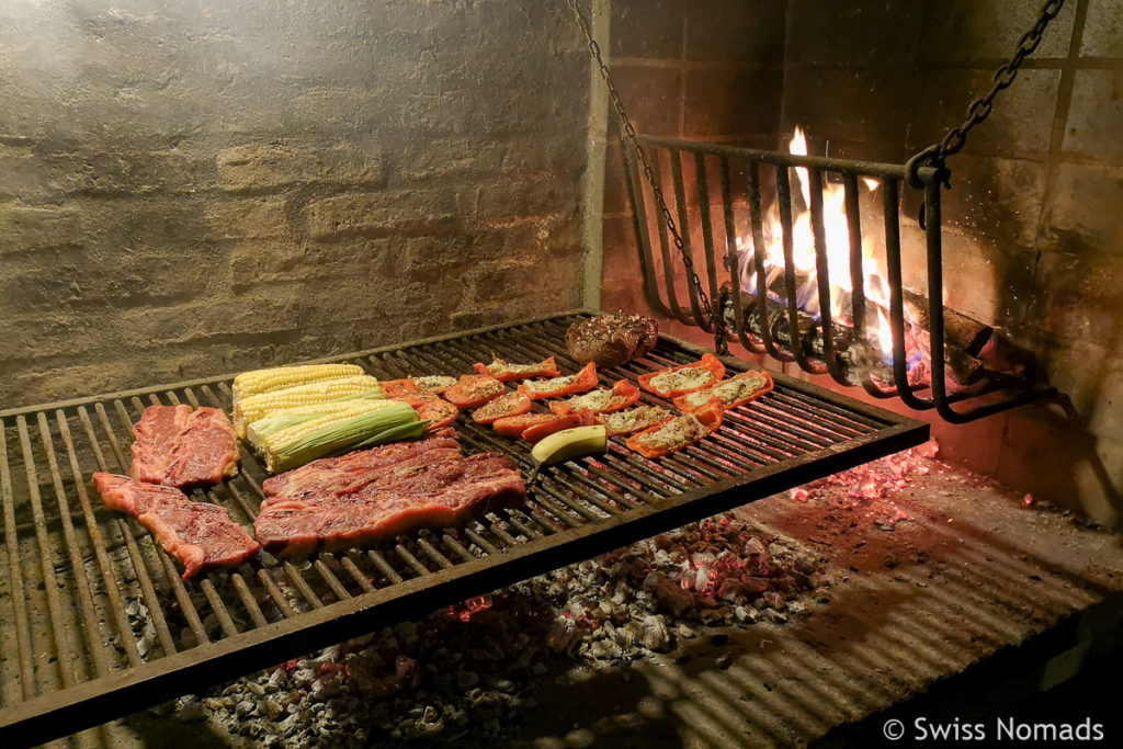 Asado grillen in Uruguay