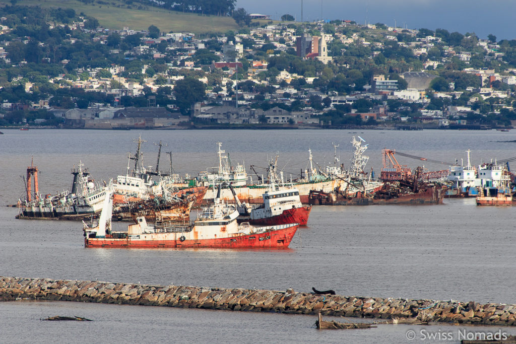 Hafen in Montevideo in Uruguay