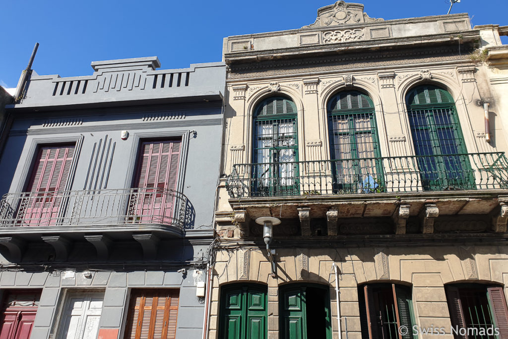 Gebäude in der Altstadt Ciudad Vieja in Montevideo