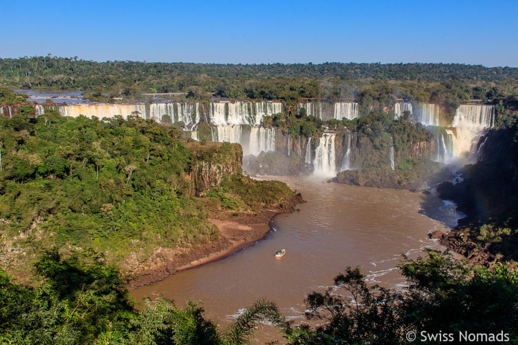 Aussicht Cataratas Iguazu Brasilien
