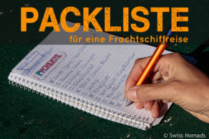 Mehr über den Artikel erfahren Packliste für eine Frachtschiffreise