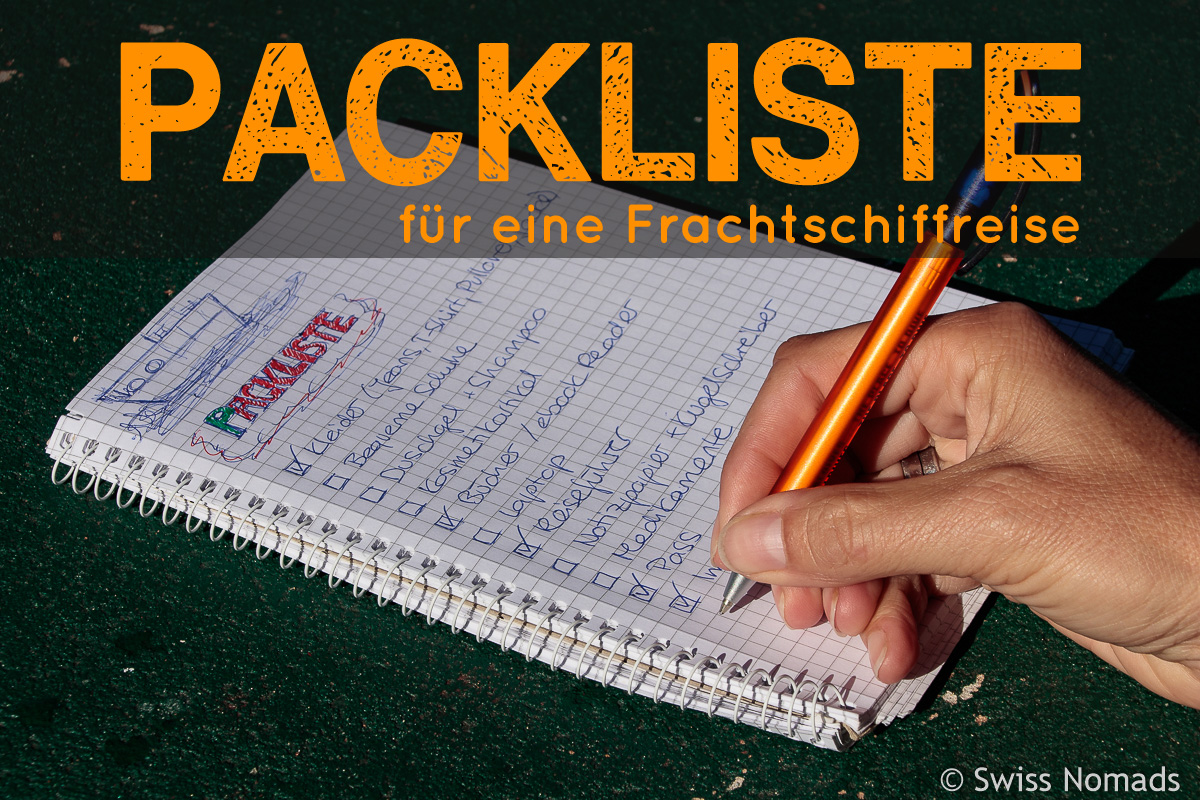 Mehr über den Artikel erfahren Packliste für eine Frachtschiffreise