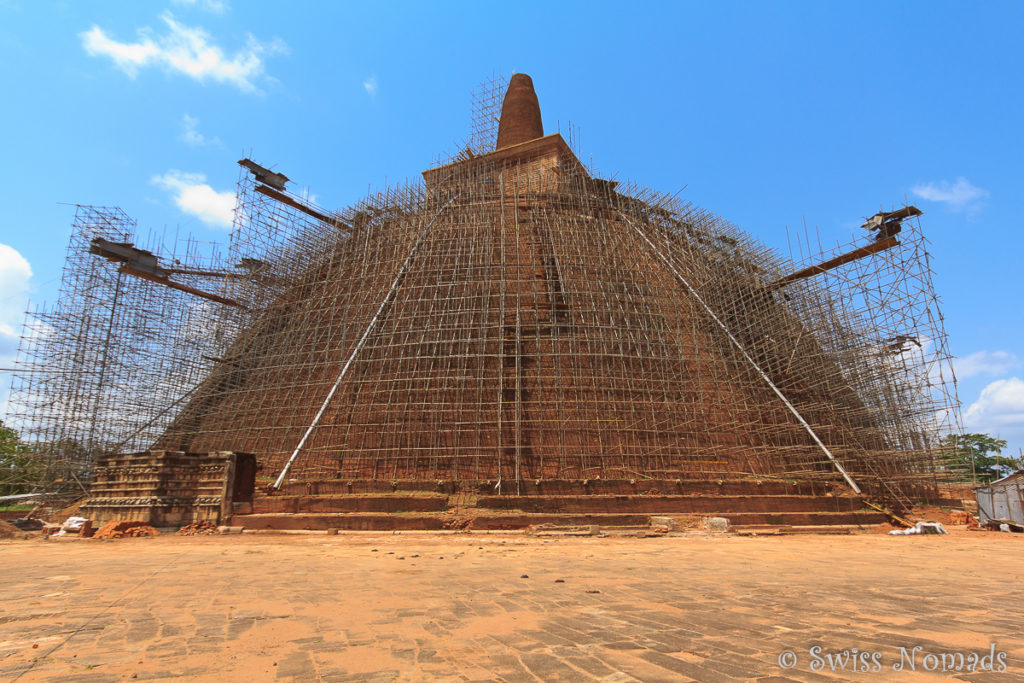 Abhayagiri Dagoba in Anuradhapura