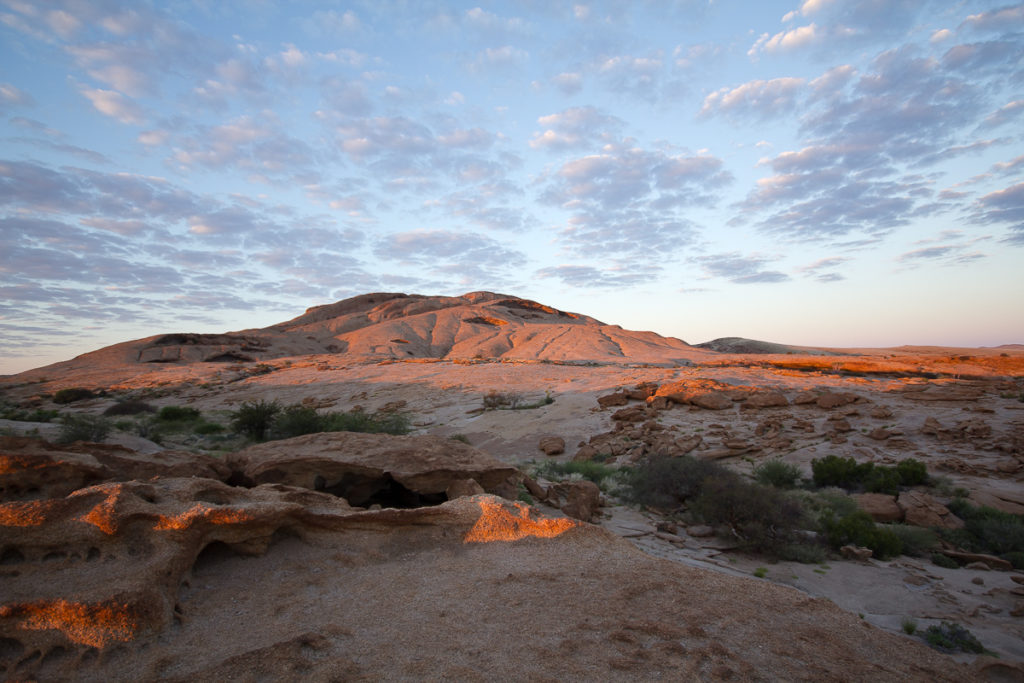 Morgenstimmung an der Blutkuppe in Namibias Norden