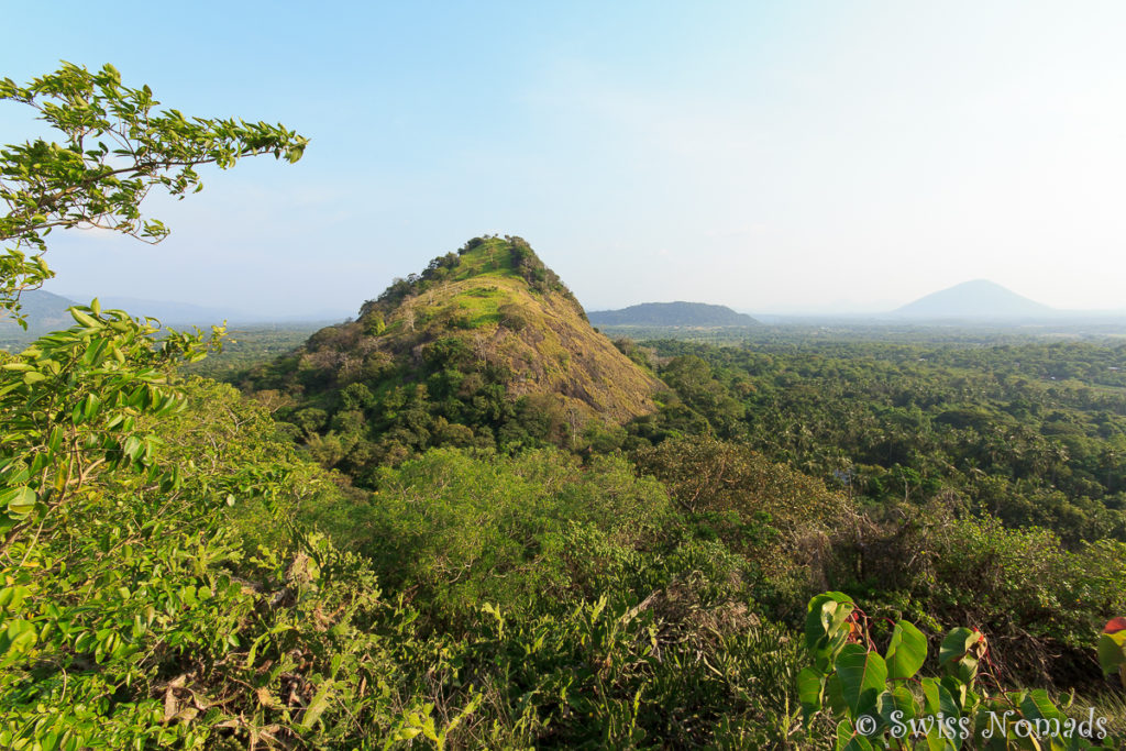 Aussicht vom Dambulla Höhlen Tempel Sri Lanka