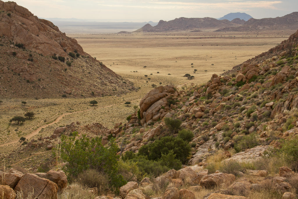 Wanderung bei bei Klein Aus Vista in Namibia