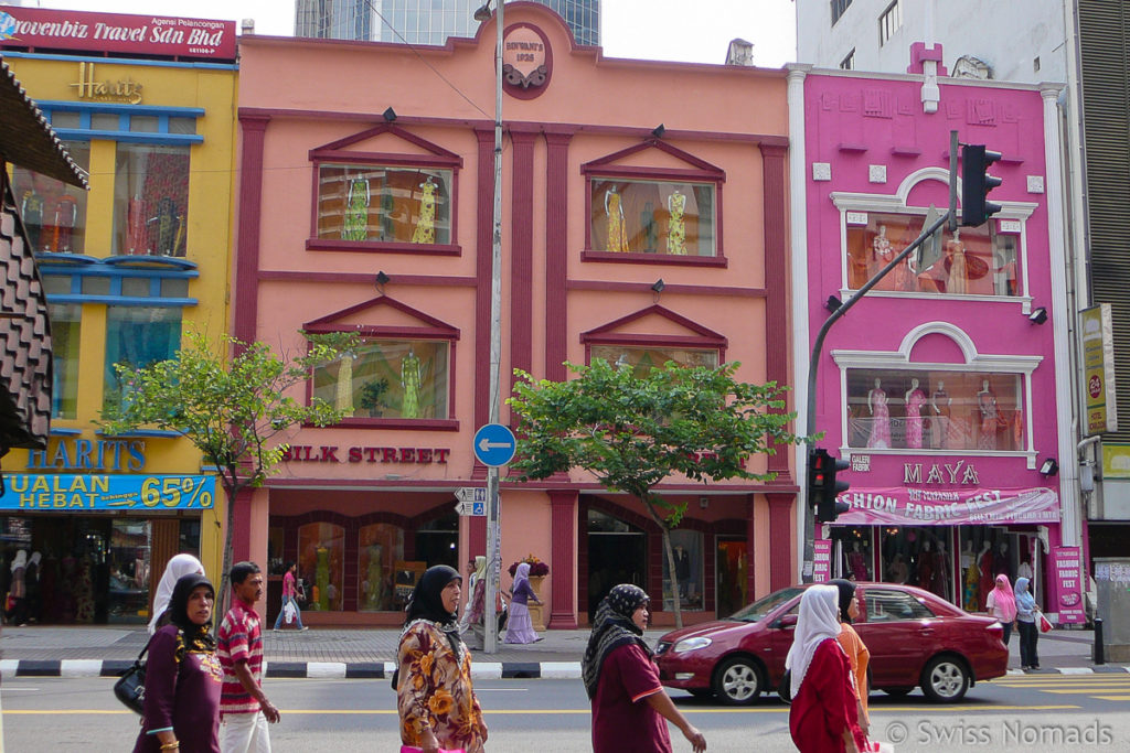 Bunte Häuser in Little India