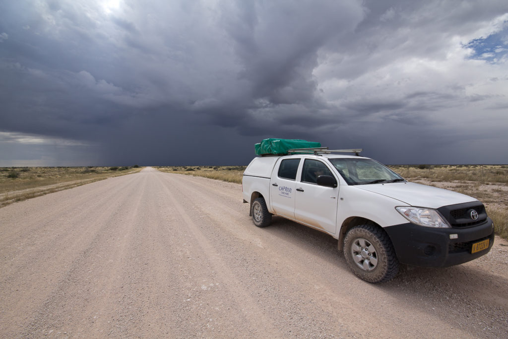 Regenwolken beim Namibia Roadtrip